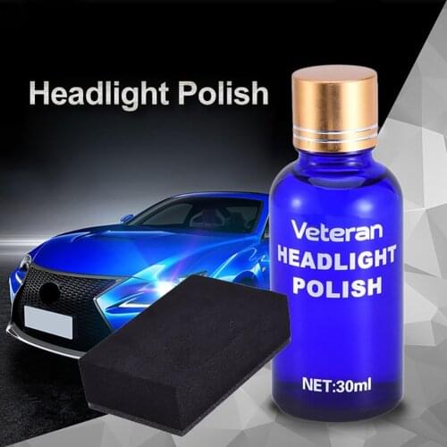 30ml Car Headlight Repair Polish Kit Lens Plastic Replacement Universal