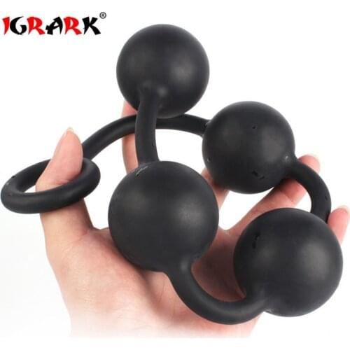Super Long Anal Beads Vaginal Balls Huge Big Silicone Butt Plug Sex Toys For Woman g Spot Dilatador Anal Plug Large Butt Plug