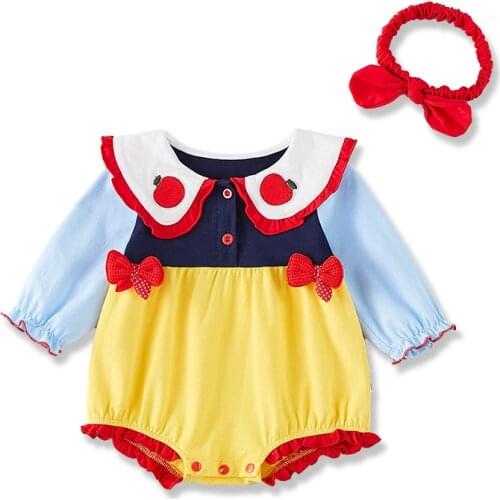 Baby girl fall one-piece romper newborn full moon princess dress romper baby one hundred days romper