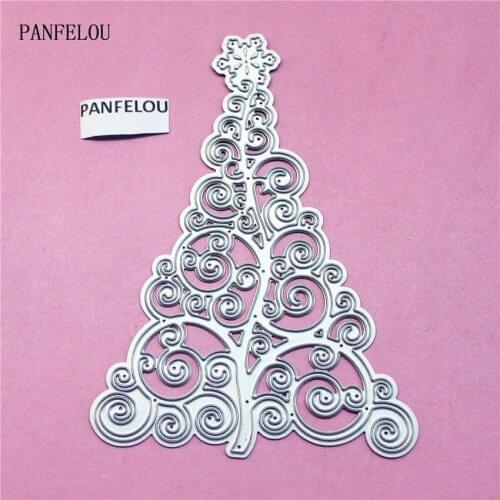 PANFELOU Easter Snow tree Scrapbooking DIY album cards paper die metal craft stencils punch cuts dies cutting