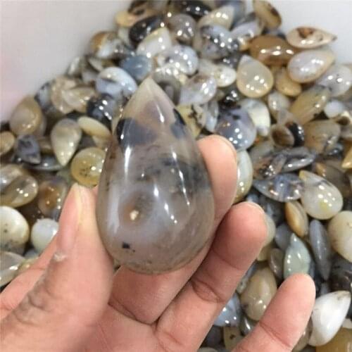 Drop shipping Natural carnelian Crystal gemstone reiki healing mineral agate crystal teardrop shape jewelry making wholesale