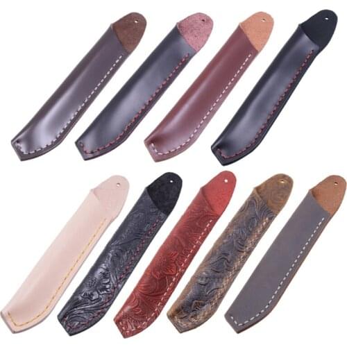 Retro Leather Fountain Pen Pocket Mini Signature Pen Pouch Stylish Pen Sleeve Business Giveaway Gift