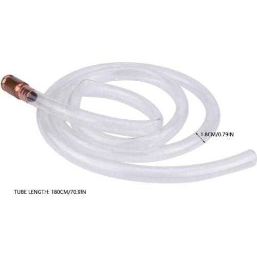 Manual Suction Pipe Gas Siphon Pump Gasoline Fuel Water Shaker Siphon Safety Self Priming Hose Pipe Plumbing Hoses Transparent
