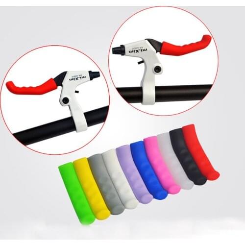 Universal Silicone Gel Brake Handle Lever Cover Mountain Road Bike Cycling Protection Cover Protector Sleeve MTB Fixed Gear