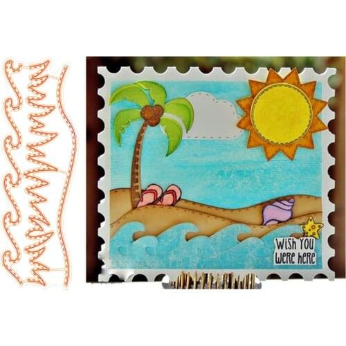 Wave Glass Metal Cutting Dies Stencils for DIY Scrapbooking Album Stamp Paper Card Embossing New 2019 Die Cut