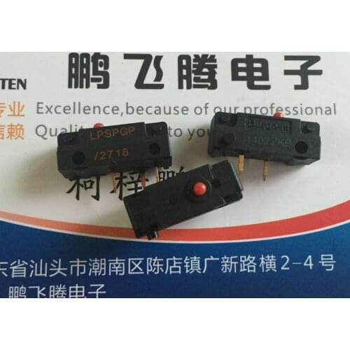 1PCS Swiss Burgess micro switch 3-pin touch reset switch lpspgp 1492-zkb 19*7mm