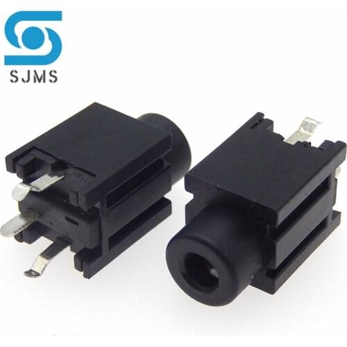 10PCS Headphone Jack Socket PJ-342 PJ342 3 Pin 3.5mm Jack Socket 3.5 Audio Earphone Jack Connector