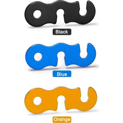 10pcs Adjustable Camping Tent Cord Rope Buckle S-Type Tensioners Fastener Kit