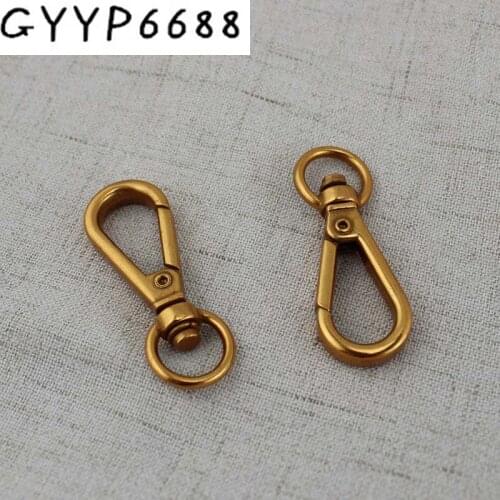 2pcs 50pcs old gold 12mm practical trigger snap hooks Hardware Accessories metal handbags purses trigger snap purse hook