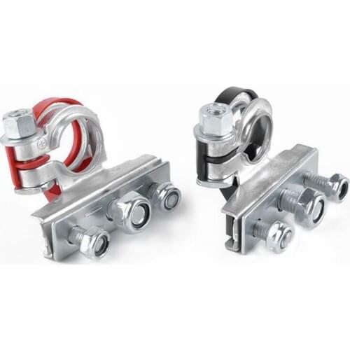 2pcs Battery Wire Cable Terminals Clamps Clips Connectors for Car Truck Boat