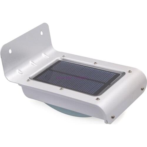 20pcs 16 LED Solar Power Motion Sensor Garden Yard Security Lamp Wireless Waterproof Outdoor Lighting Lamp 120 Degrees Sensing