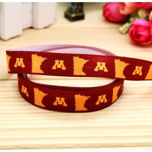 5/8'' Free shipping Fold Elastic state printed headband headwear hairband diy decoration wholesale OEM H5328