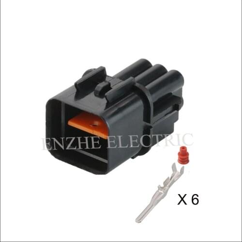 50SET PB621-06020 car male connector waterproof socket 6 Pin automotive plug include terminal and seal PB625-06027 DJ70610Y-2.2