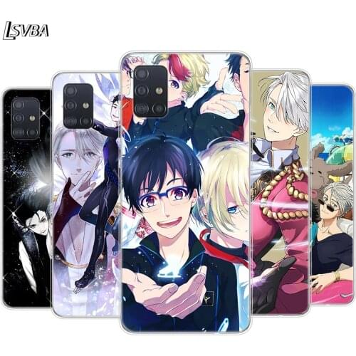 Anime YURI on ICE For Samsung Galaxy A01 A11 A12 A22 A21S A31 A41 A42 A51 A71 A32 A52 A72 A02S Soft Phone Case