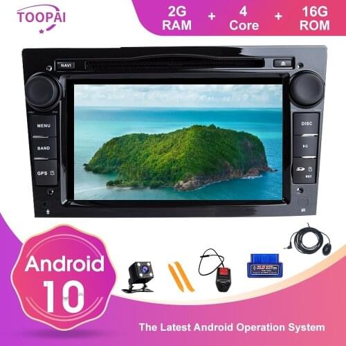 TOOPAI Android 10 For Opel Antara Vectra Crosa Vivaro Zafira Meriva Auto Radio Stereo Head Unit GPS Navigation Car Multimedia