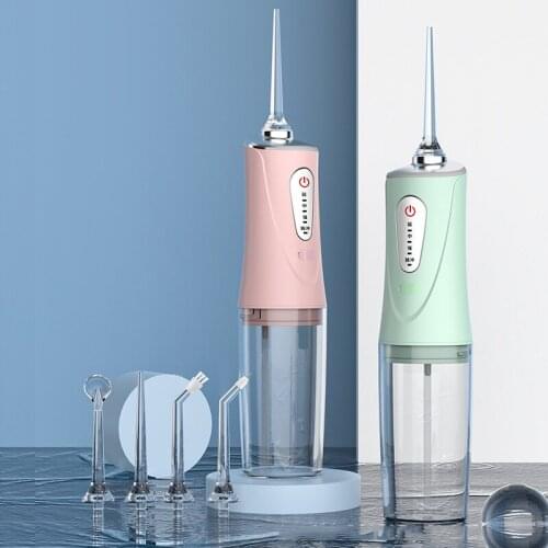 Electric dental flusher portable household scaler for teeth cleaning care oral water spray dental floss to remove calculus