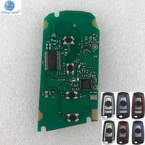 OkeyTech Remote Key Electronic Circuit Board 315/433/868MHZ With Chip For BMW CAS4 F 3 7 5 Series E90 E92 E93 E91 X5