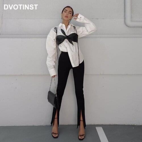 Женские брюки с высокой талией GEHOCOOP China At AliExpress