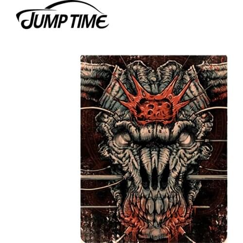 JumpTime 13 x 4.5cm For DOOM Icon Of Sin Decal Refrigerator Scratch-Proof Car Stickers Windows Waterproof Vinyl Car Wrap