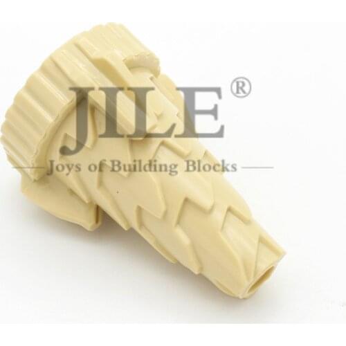 Circular Cone Spiral Jagged Step Drill 64713 DIY Creative Enlighten Building Bricks Blocks Compatible with Assembles Particles