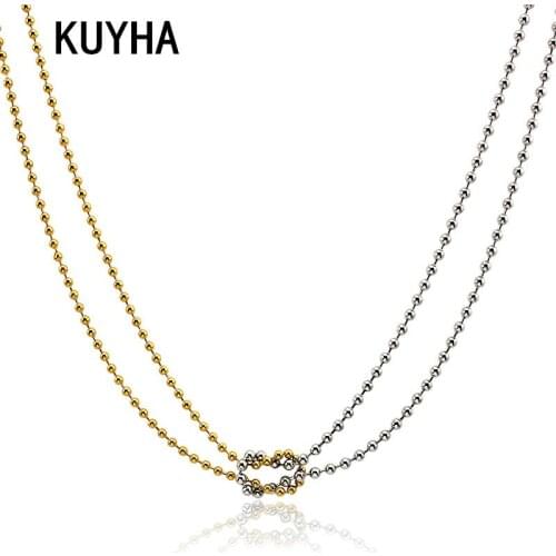 Summer Metal Chain Pendant Necklace for Women Necklace Party Jewelry Choker Necklaces Geometric Vintage Jewelry