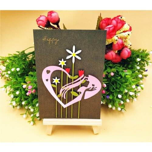 Love Girl Metal Cutting Dies decoration Scrapbook album Paper card Craft Embossing die cuts Blade Punch Stencils Dies