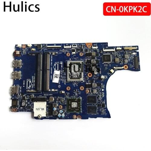 Hulics Original FOR Dell Inspiron 15 5565 Laptop Motherboard KPK2C 0KPK2C CN-0KPK2C LA-D803P W/ A12-9800P CPU main board