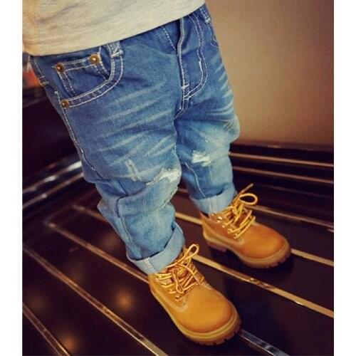 Fashion Arrivals Spring Autumn Baby Pants Baby Boys Jeans Kids Overalls Children Pants 100% Cotton Baby Boys Girls PP Pant B0727