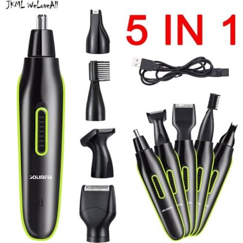 All in one Nose Ear Hair Trimmer For Men Clipper Ear Face Eyebrow Nose Hair Removal Trimmer Eyebrow Shaver Haircut Epilator 2021