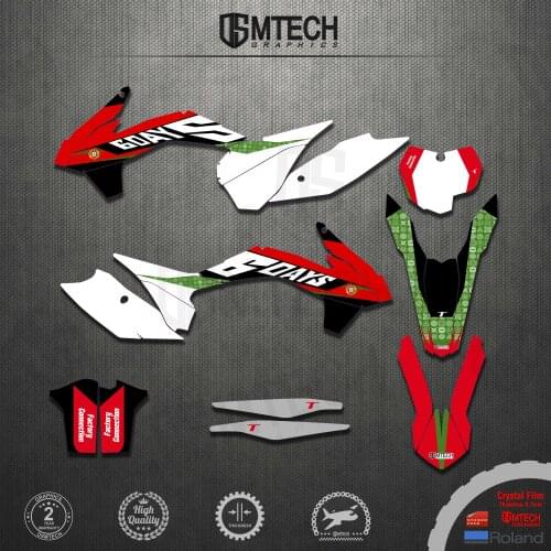 DSMTECH Custom Team Graphics Decals Stickers Kit For KTM 2013 2014 2015 SX SXF , 2014 2015 2016 EXC XC-W EXC-F
