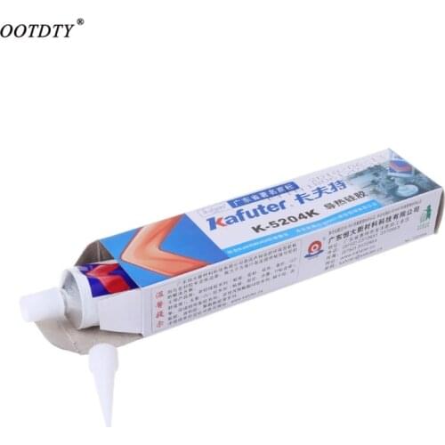 OOTDTY Kafuter K-5204K Thermal Conductive Silicone Adhesive Grease Paste Glue Rubber