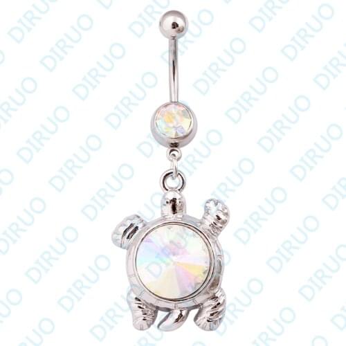 Wholesale Tortoise Dangle Belly Ring Belly Button Ring Navel Ring Body Jewelry 5PC/LOT