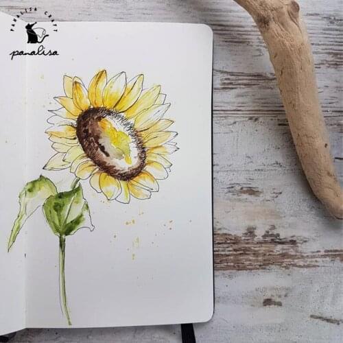 PanalisaCraft Garden Sunflower Transparent clear stamp for DIY Scrapbooking/Card Making/Kids Christmas Fun Decoration Supplies