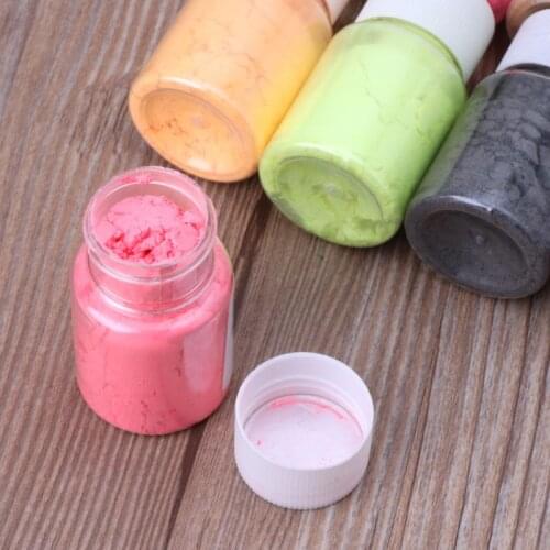 Pearlescent Mica Pigment Powder Rainbow UV Resin Epoxy Craft DIY Jewelry Making Dropship