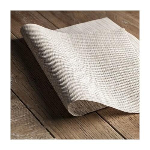 Brief Europe Style home restaurant PVC mats pads rectangle table decoration kitchen accessories placemats for table plate mad