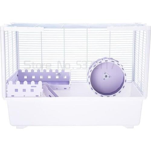 Hamster cage transparent super villa 60 basic cage golden hamster bear hedgehog package complete chassis cage