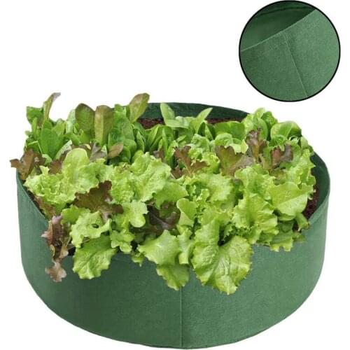 Fabric Grow Bag Home Garden Raised Garden Bed Square Garden Vegetable Plants Flower Seeding Planting Bag Planter Pot