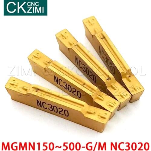 MGMN300 MGMN150 MGMN200 MGMN250 MGMN400 MGMN500 MGMN NC3020 Carbide Grooving Turning Inserts Slotted Lathe Cutter Tool for MGEHR