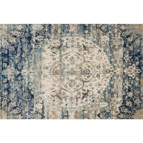 Vintage Ethnic Bohemian Living Room Carpet Home Bedroom Carpet Large Office Retro Rug Sofa Coffee Table Floor Mat American Rugs