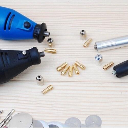 Include 1mm/1.6mm/2.3mm/3.2mm Rotary Tool Fit New Practical Brass Collet Drill 8pcs #69134