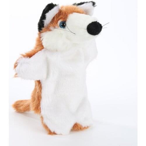 Cute Animal Telling Hand Puppet Hand Glove Baby Funny Toy Cute Toddler Zoo Play Gift Plush Fox For Baby Kids Gift And Toy