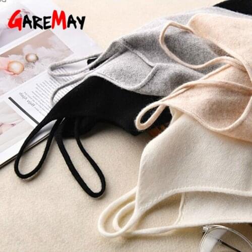 GareMay Women Knitting Spaghetti Strap Top Halter V Neck Camisole WomenS Basic Casual Sleeveless Knited Tank Tops Summer Female