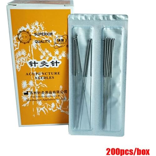 200pcs 0.25/30/35/40mm non disposable acupuncture needles acupuncture & moxibustion beauty massage needle