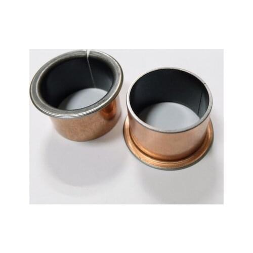 3pcs ID 20mm OD 23mm opening flanging compound bearing wear-resistant bush brass sets self-lubricating oil bushing 10mm-25mm L