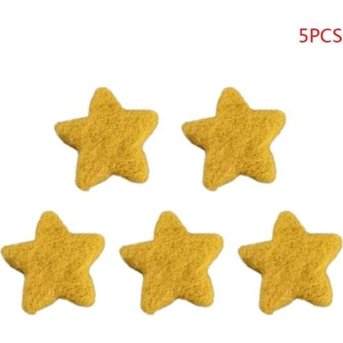 5Pcs Newborn Photography Props Baby Wool Felt Stars Photo Shooting Accessories P31B