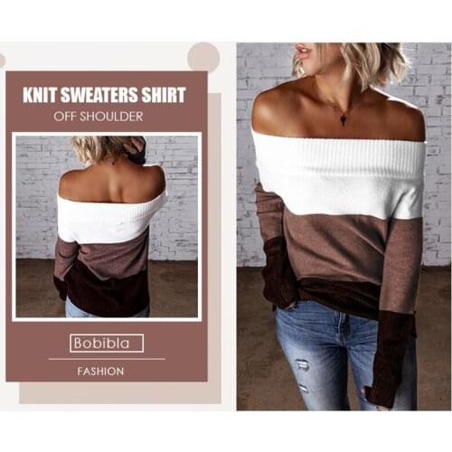 Женские пуловеры с открытыми плечами Bobibla China At AliExpress
