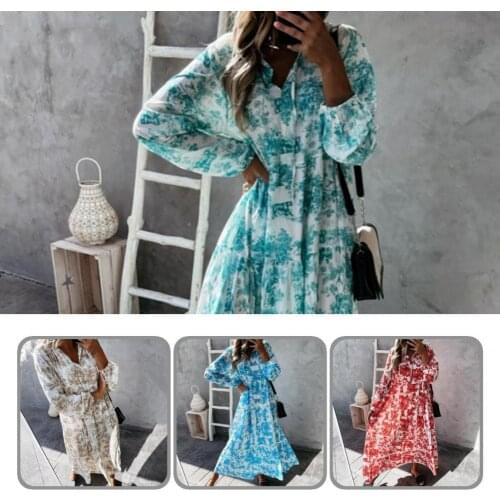 Good Workmanship Bohemian Printed Bohemian Dress for Dating Bohemian