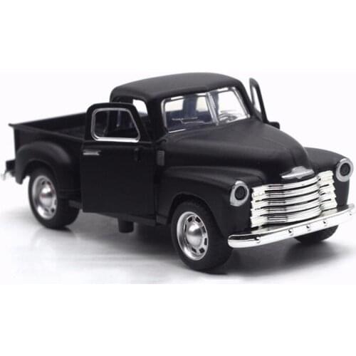 12CM 1/32 Kids Pickup Toy Car Metal Alloy Pull Back trucks Model Diecasts Classic Vintage For Chevrolet model Vehicles Toys