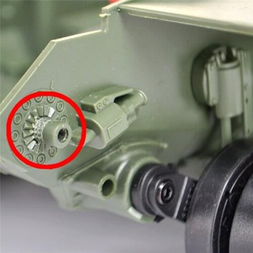 For Henglong 1/16 Leopard2A6 Tighten Adjusters RC Tank 3889-1 A Pair of Metal Tracks Idlers