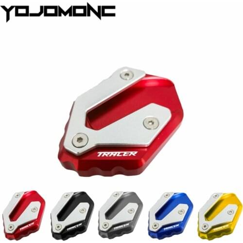 For YAMAHA Tracer700GT Tracer 700GT 700 GT 2016-2020 2018 2019 CNC Kickstand Foot Side Stand Extension Pad Support Plate Enlarge